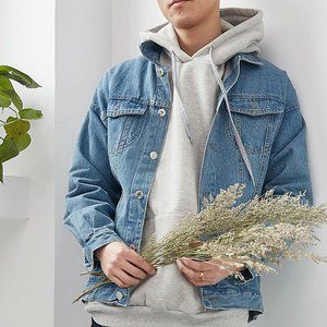Men's Classic Vintage Fit Coat Jean Denim Jacket